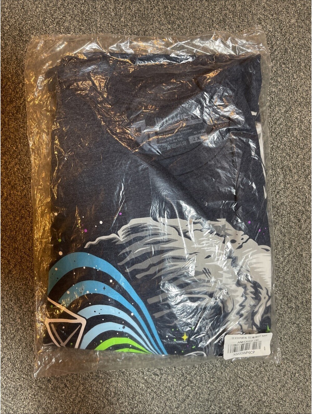 New - Into The Am Tee-Navy Death Portal AM13559 - 2XL